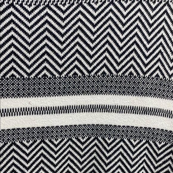 Simply Styled by Sears Black & White Geometric Open Cardigan Sweater M - Picture 14 of 14